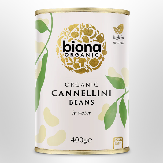 BIONA ORGANIC Cannellini Beans 400g