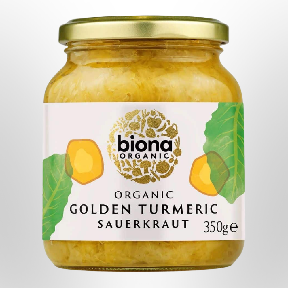 BIONA ORGANIC Golden Turmeric Sauerkraut 350g