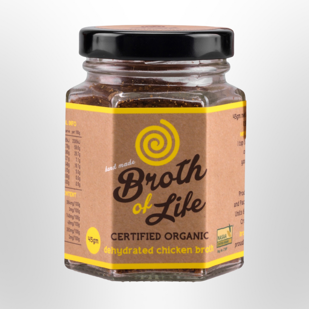 BOL Chicken Broth Dehydrated Organic 45g | Soltree Wholefoods