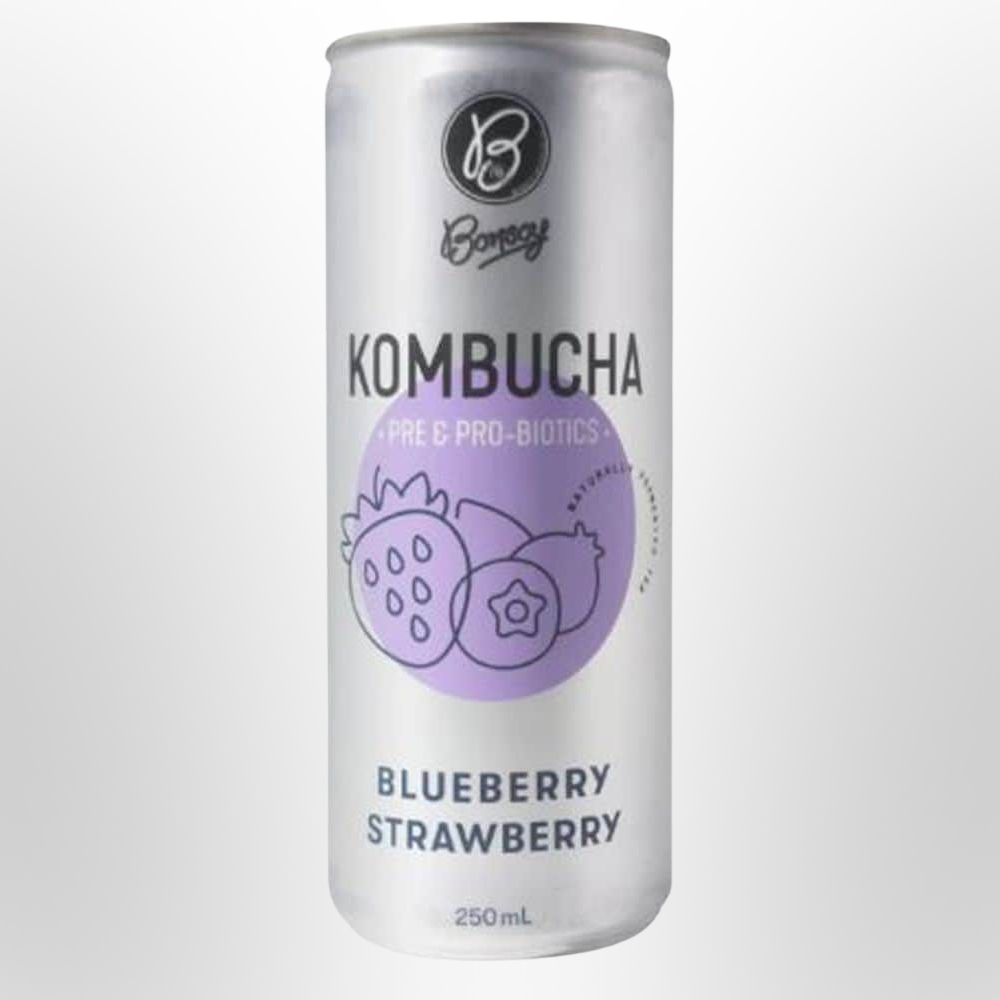 BONSOY Kombucha Blueberry Strawberry 250ml