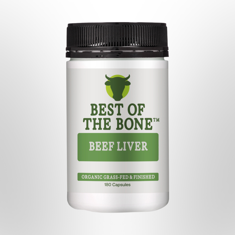 BOTB Beef Liver Organic Grass Fed 180 Caps