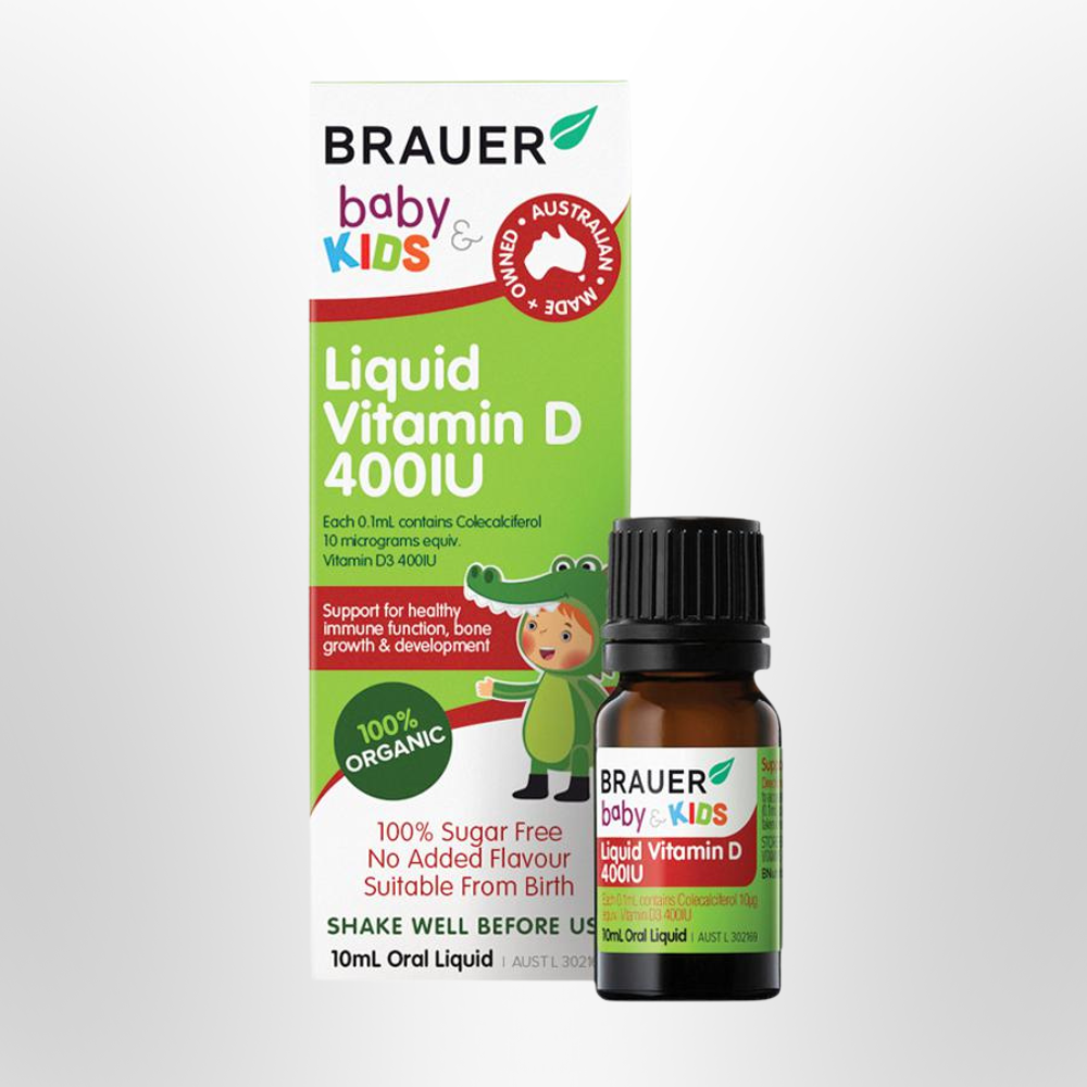 BRAUER Baby & Kids Liquid Vitamin D 400IU Oral Liquid 10ml