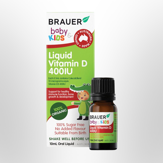 BRAUER Baby & Kids Liquid Vitamin D 400IU Oral Liquid 10ml