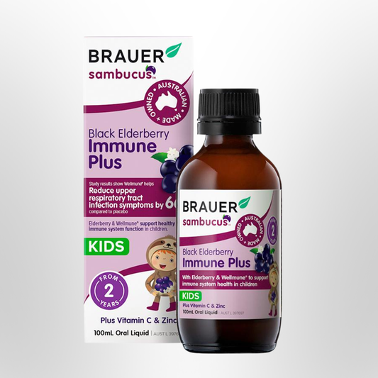 BRAUER Sambucus Black Elderberry Kids Immune Plus Oral Liquid 100ml