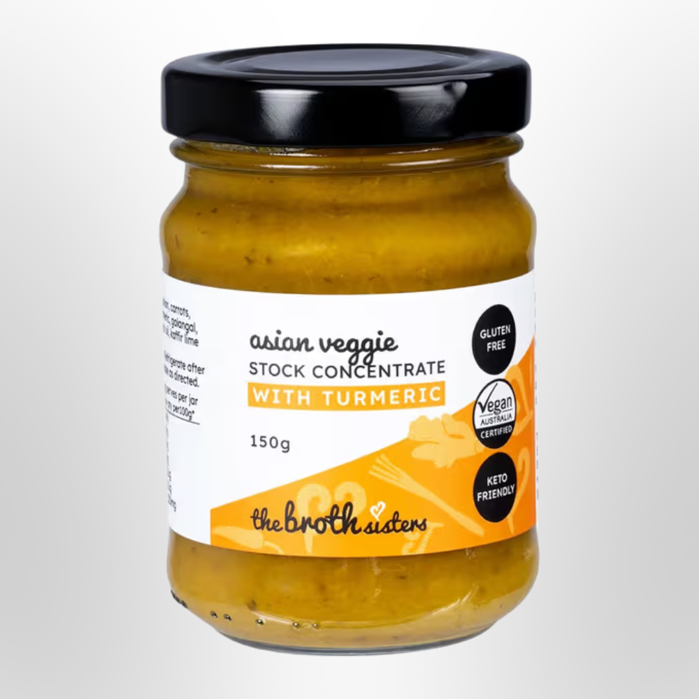 BROTH SISTERS Asian Veggie Turmeric Stock Concentrate 150g
