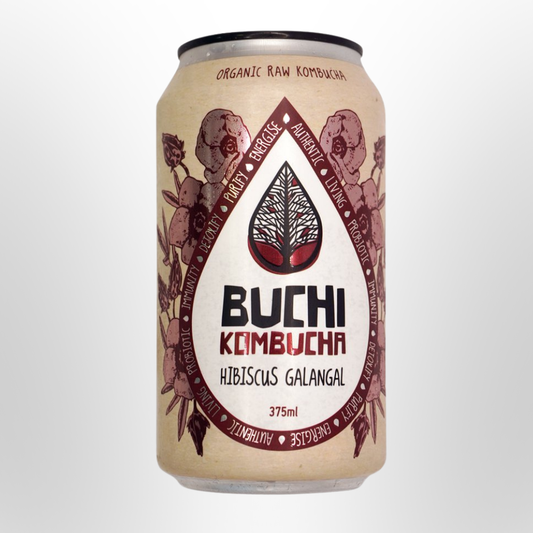 BUCHI Hibiscus & Galangal Kombucha 375ml