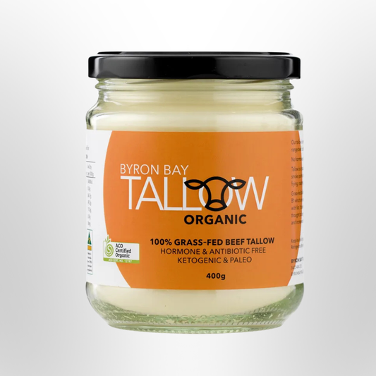 BYRON BAY TALLOW Grass Fed Tallow Organic 400g