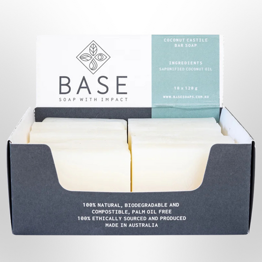 BASE Raw Soap Bar Coconut Castile 120g