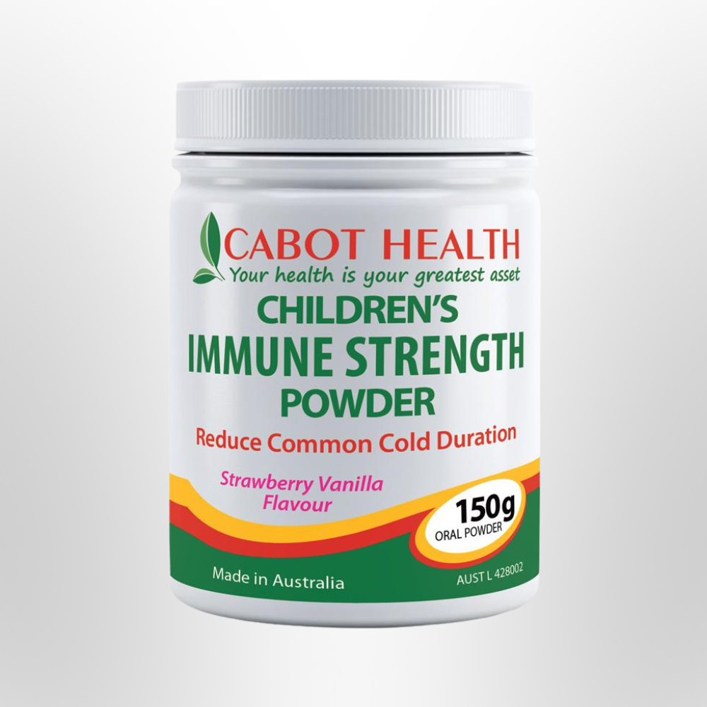 CABOT HEALTH Children's Immune Strength Powder Strawberry Vanilla 150g
