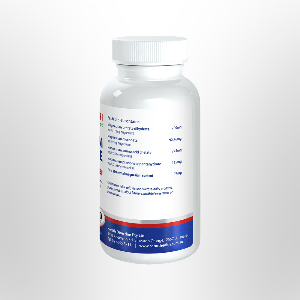 CABOT HEALTH Magnesium Complete 200 Tablets