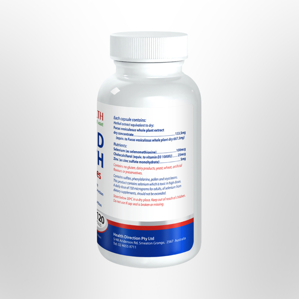 CABOT HEALTH Thyroid Health 120 Caps