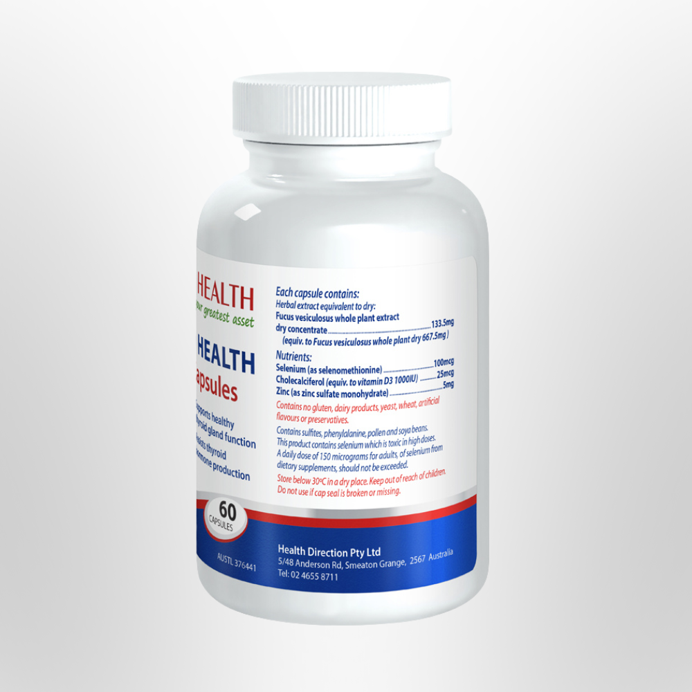 CABOT HEALTH Thyroid Health 60 Caps