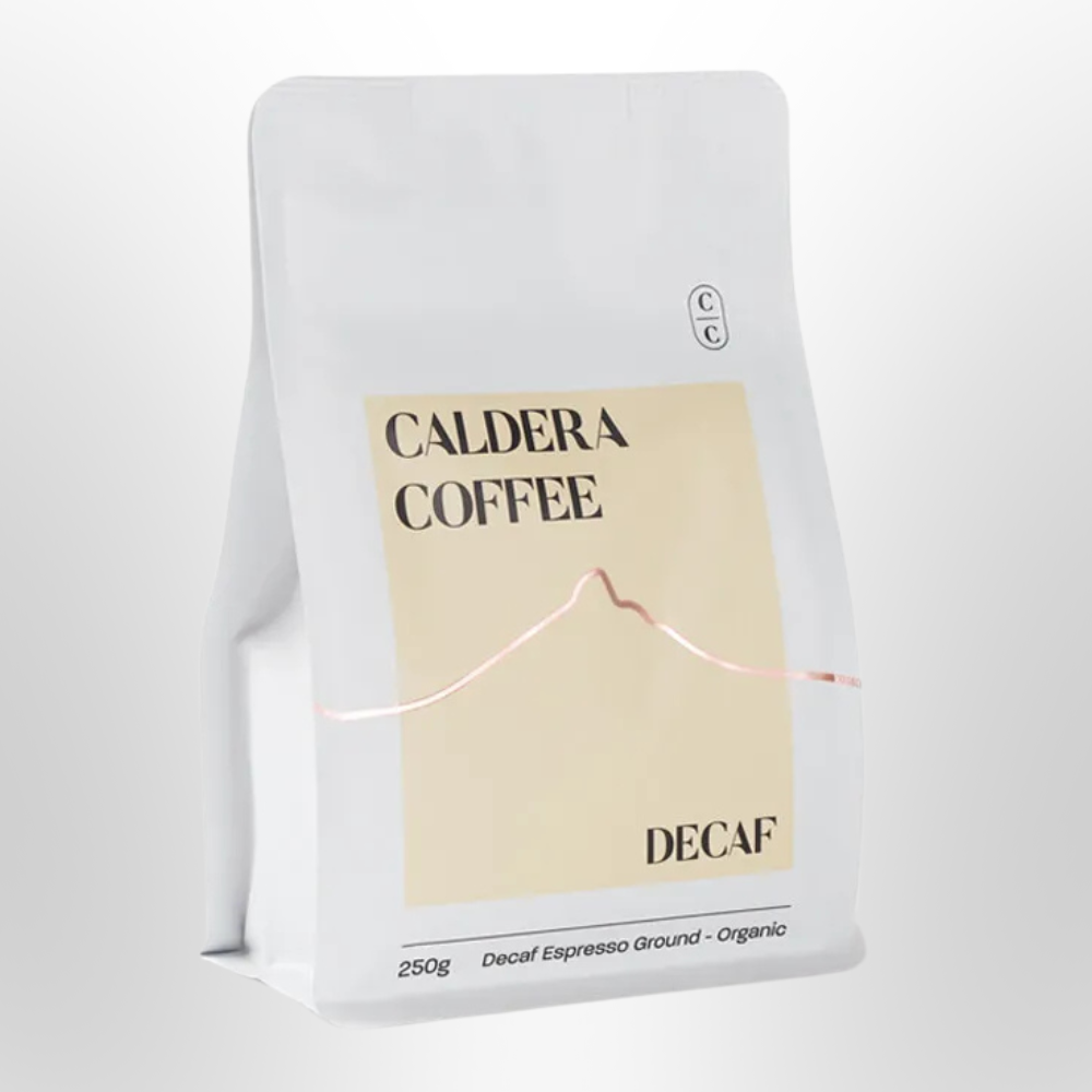 CALDERA Decaf Ground Espresso Coffee Organic 250g