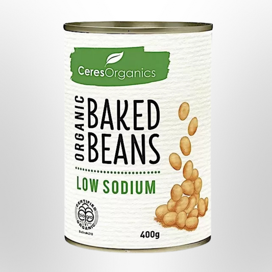 CERES ORGANICS Baked Beans (Low Sodium) Organic 400g