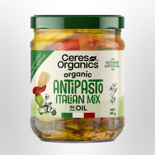 CERES ORGANICS Italian Antipasto Mix in Oil 190g