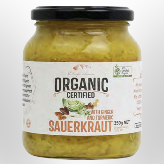 CHEF'S CHOICE Sauerkraut with Ginger & Turmeric 350g