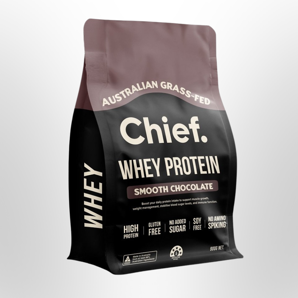 CHIEF Whey Protein Concentrate Smooth Chocolate 900g