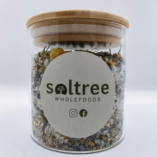Chamomile & Lavender Bath Salts (250ml Jar)