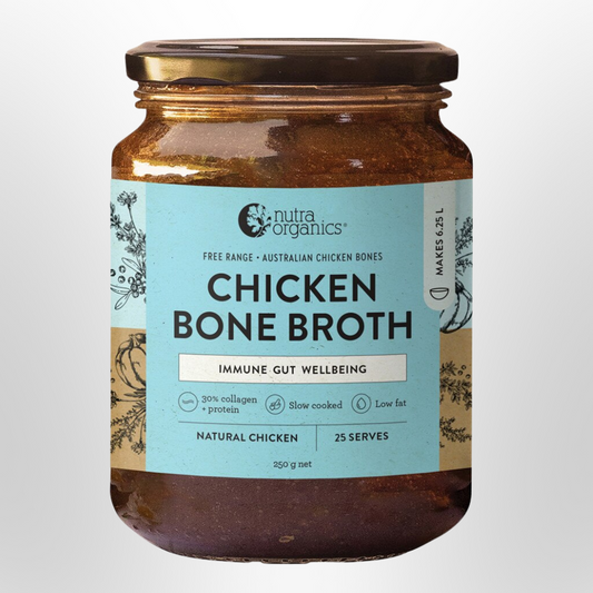 NUTRA ORGANICS Natural Chicken Bone Broth Concentrate 250g