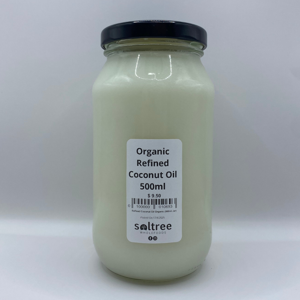 Refined Coconut Oil Organic (500ml Jar)