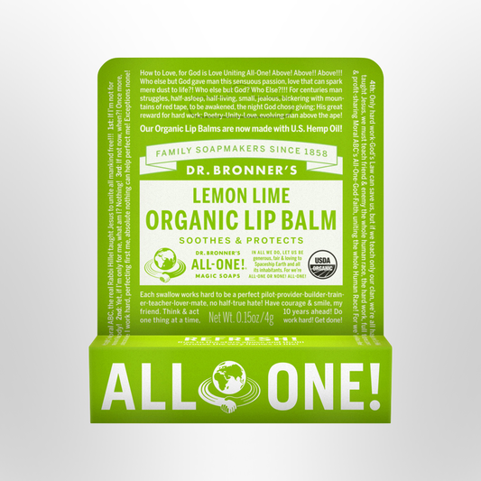 DR BRONNERS Lip Balm Organic Lemon Lime 4g