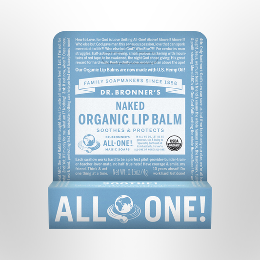 DR BRONNERS Lip Balm Organic Naked 4g