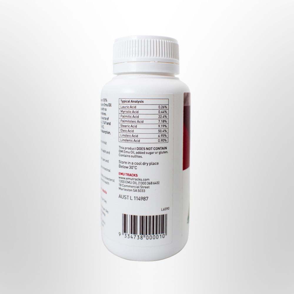EMU TRACKS Emu Oil 750mg 100 Caps