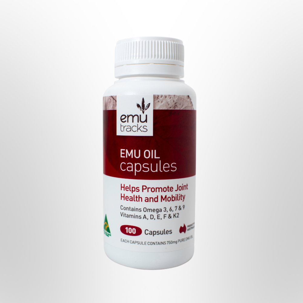 EMU TRACKS Emu Oil 750mg 100 Caps