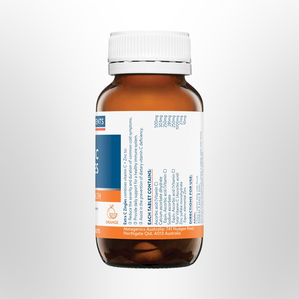 ETHNUT Extra C Zingles 50 Tabs