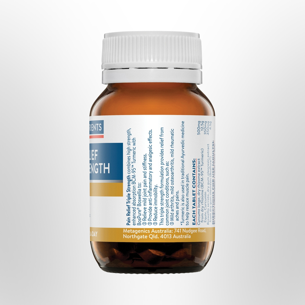 ETHNUT Pain Relief Triple Strength 30 Tabs