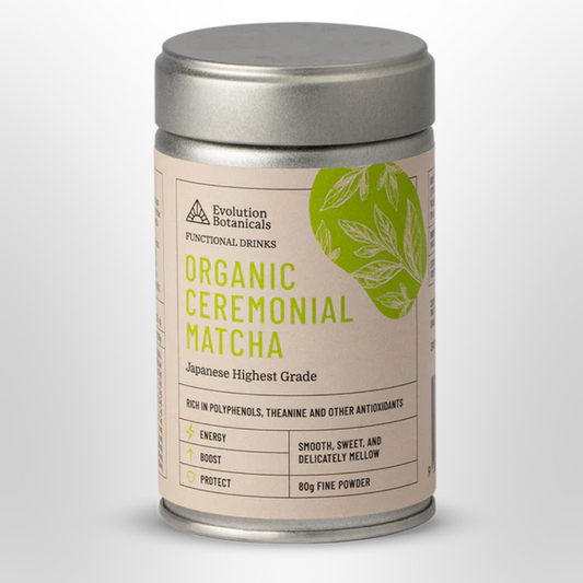 EVOLUTION BOTANICALS Organic Ceremonial Matcha Japanese Highest Grade 80g
