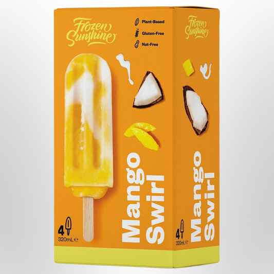 FROZEN SUNSHINE 4pk Mango Swirl 320ml