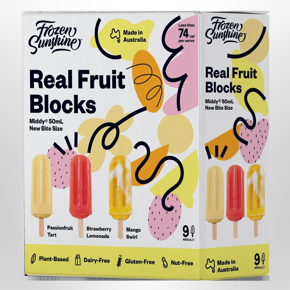 FROZEN SUNSHINE 9pk Real Fruit 450ml