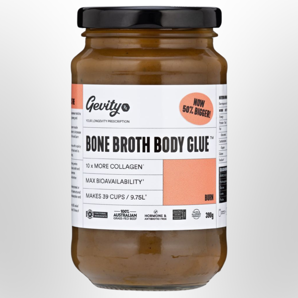 GEVITY Rx Bone Broth Body Glue Burn 390g