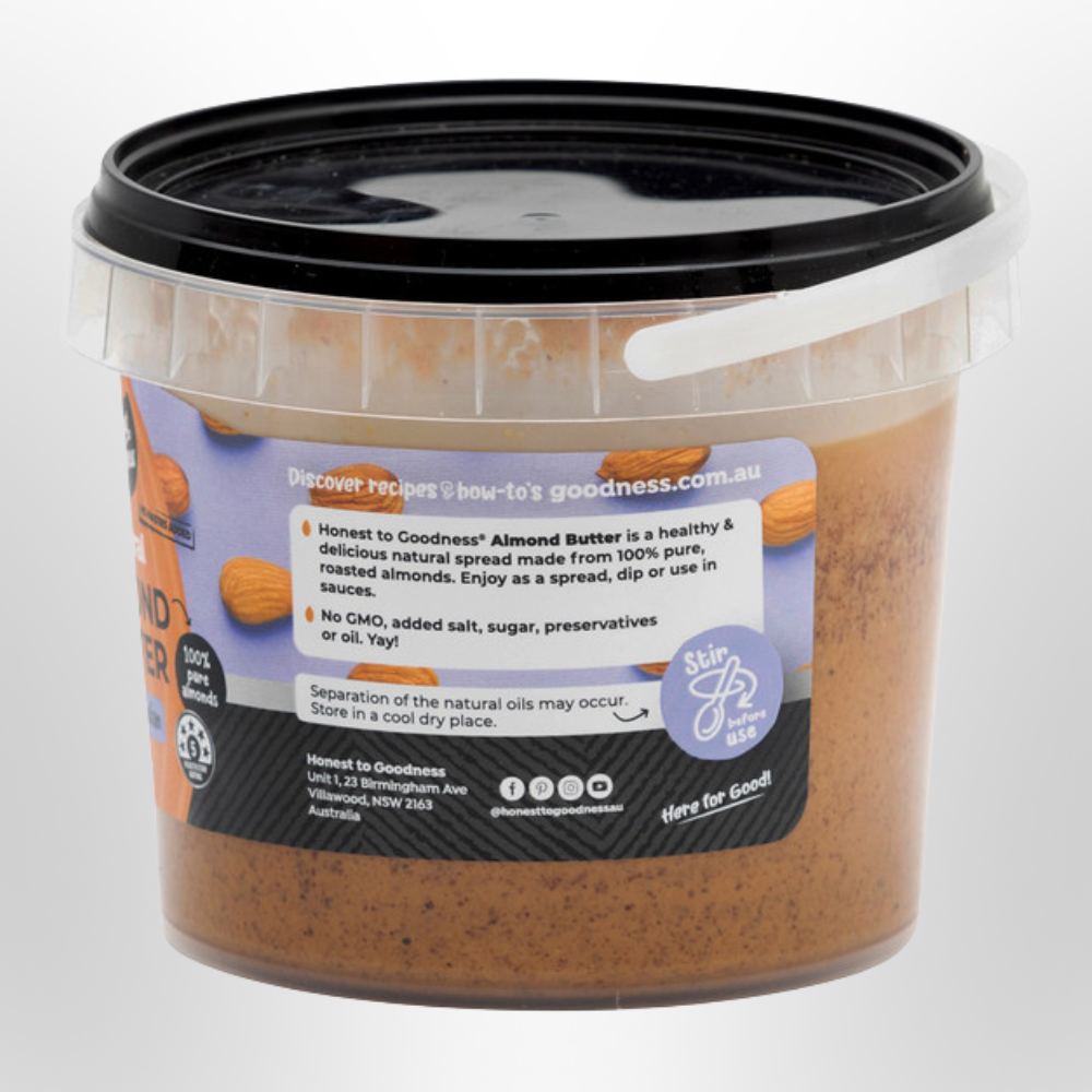 H2G Almond Butter Natural Australian 1kg