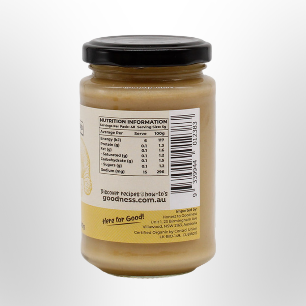 H2G Ginger Paste Organic 240g