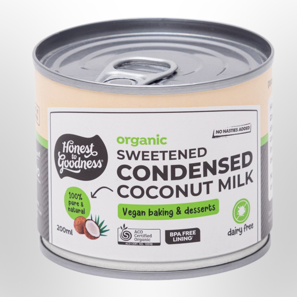 H2G Sweetened Condensed Coconut Milk Organic 200ml