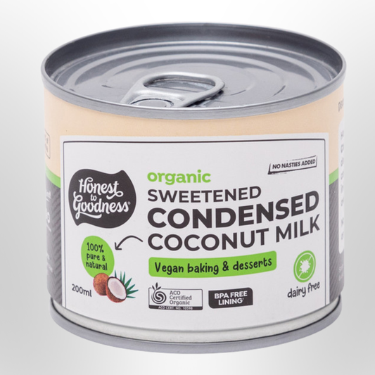 H2G Sweetened Condensed Coconut Milk Organic 200ml