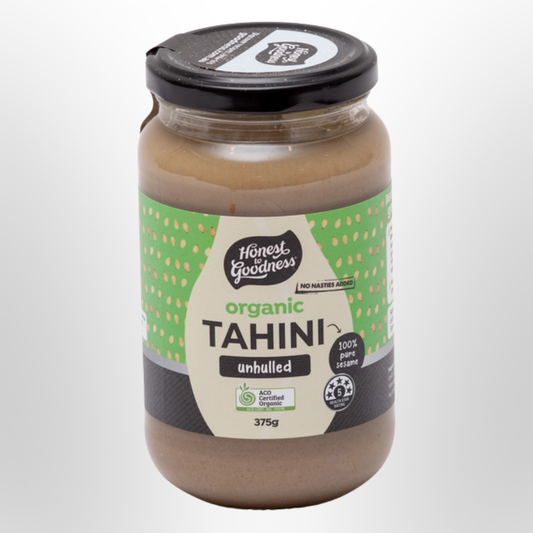 H2G Unhulled Tahini Organic 375g
