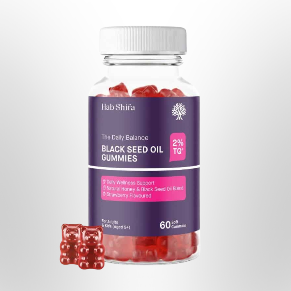 HAB SHIFA Black Seed Oil Gummies (2% TQ+) 60 pk