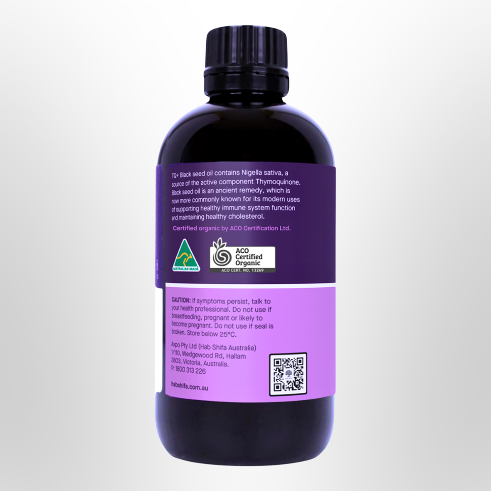 HAB SHIFA TQ+ Organic Black Seed Oil 250ml