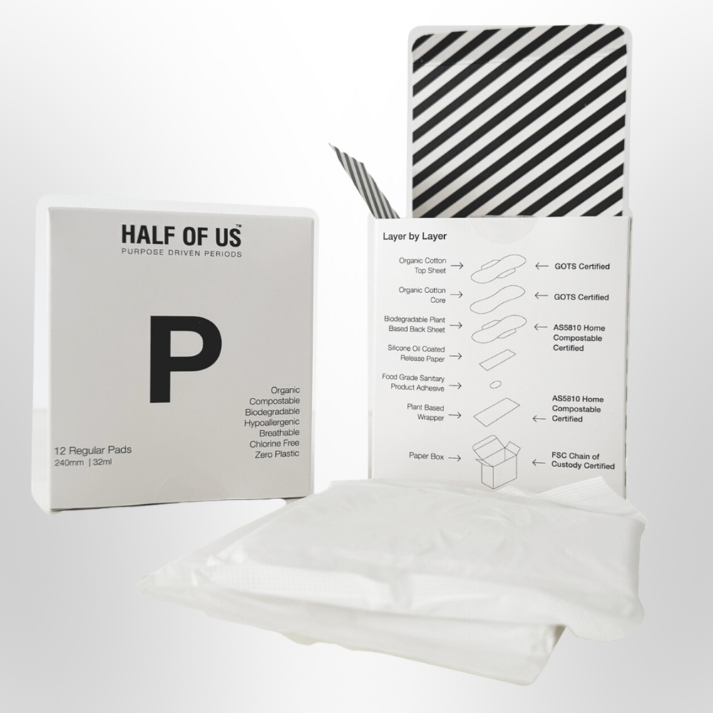 HALF OF US Regular Pads Box 12pk