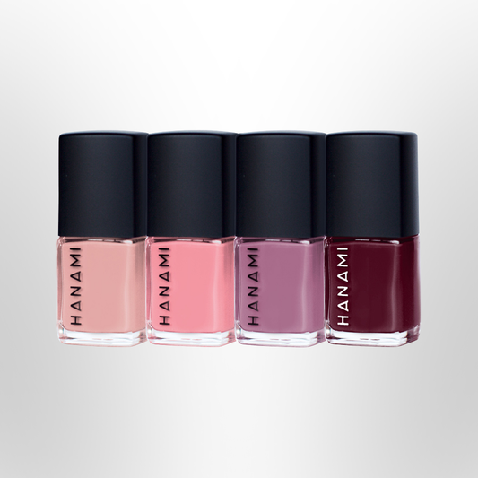 HANAMI Nail Polish Collection Tootsie 9ml x 4 Pack