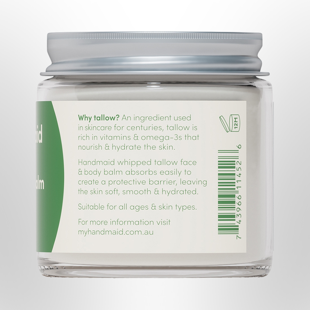 HANDMAID Whipped Tallow Face and Body Balm Lemongrass 80g