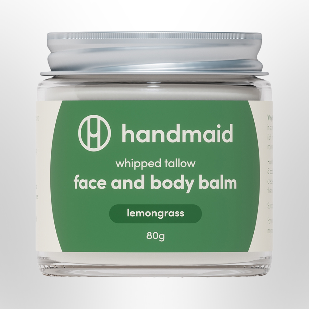 HANDMAID Whipped Tallow Face and Body Balm Lemongrass 80g