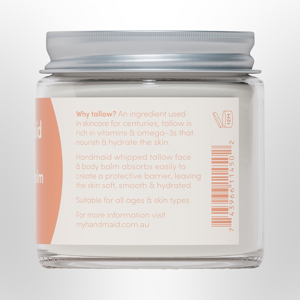 HANDMAID Whipped Tallow Face and Body Balm Natural 80g