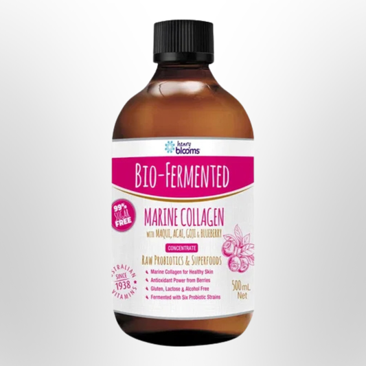 H BLOOMS Bio-Fermented Marine Collagen (with Maqui Acai Goji & Blueberry) 500ml