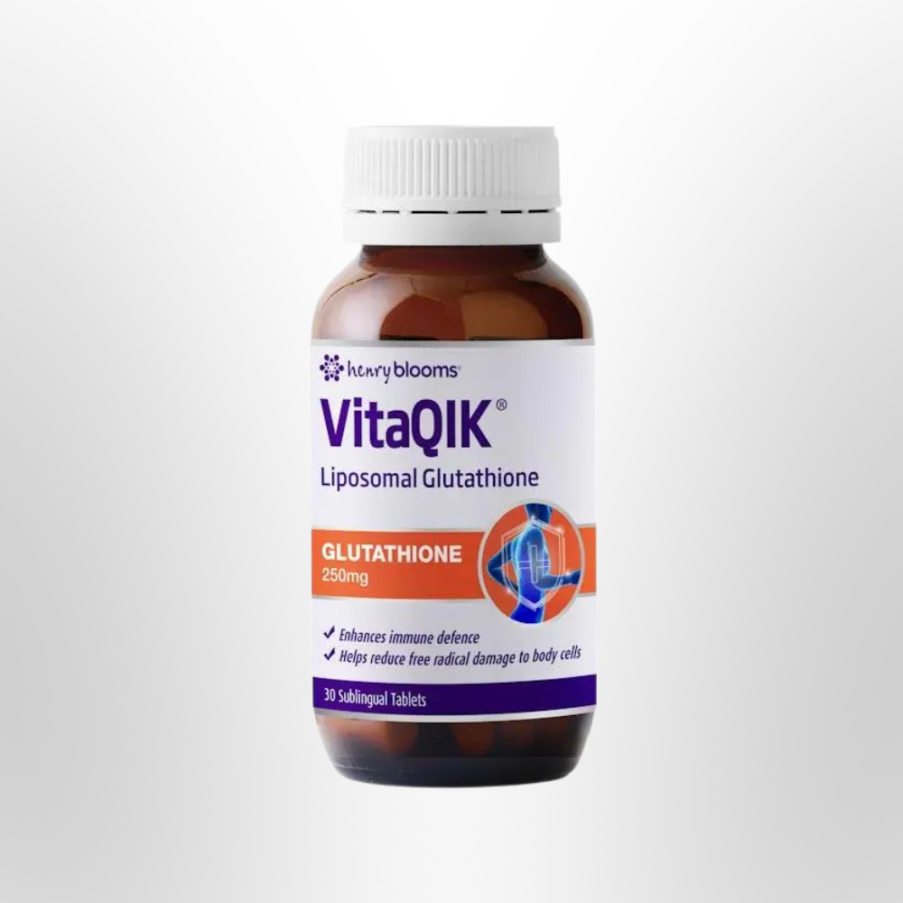 H BLOOMS VitaQIK Liposomal Glutathione 250mg 30 Tabs