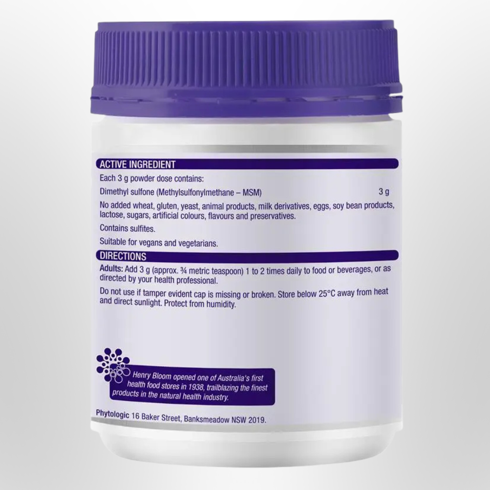 H Blooms MSM Powder 300g