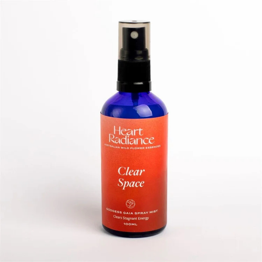 HEART RADIANCE Clear Space Spray Mist Australian Wild Flower Essences 100ml